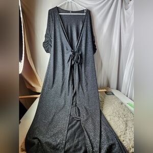 Sparkly Black Robe Size L